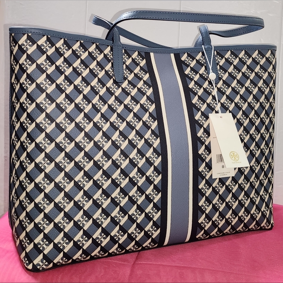 Tory Burch Geo Logo Tote Bag - Picture 4 of 10